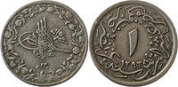 Ägypten 1/10 Qirsh Sultan Abdul Hamid II (1876 - 1909) Jahr 22 -