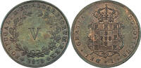 Portugal 5 Reis LOUIS I. (1861-1889) - Herliche Patina -