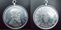 Allemagne, Deutschland, Empire, Kaisereich Allemagne, Deutschland, Empire, Kaisereich, Friedrich Ludwig Jahn, médaille avec beliere, aluminium 30 mm, TTB+ -