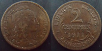 France 2 centimes 2 centimes Daniel Dupuis 1911, G.107 TTB+ -