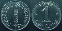 France 1 centime 1 centime Epi 1983, G.91 Q.FDC -