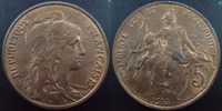 France 5 Centimes 5 Centimes Daniel Dupuis 1913, G.165 Quasi SUPERBE -
