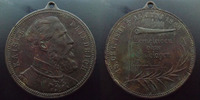 Allemagne, Deutschland, Preussen, Prusse Allemagne, Deutschland, Preussen, Prusse, médaille avec beliere, 35 mm, Kaiser Friedrich, anniversaire de sa mort, 1888 -