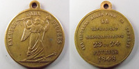 Révolution de 1848 Révolution de 1848, médaille avec beliere de 23 mm, Exemple aux peuples, 23 et 24 Février 1848, TTB+ -