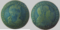 Jeton de Louis XIV jeton LOUIS XIV et ANNA REGINA, jeton 28,5 mm, TB+ -