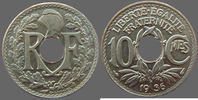 France 10 centimes 10 centimes Lindauer 1936, G.286 SUPERBE+ -