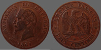 France 2 centimes NAPOLEON III, 2 centimes 1861 BB Strasbourg, G.104 TTB/TTB+ -