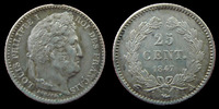 France 25 centimes LOUIS PHILIPPE Ie, 25 centimes 1847 A Paris, G.357 TTB+ -
