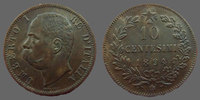 Italie, Italia, Italien 10 centesimi Italie, Italia, Umberto Ie, 10 centesimi 1894 , KM.27.1 TTB à SUPERBE -