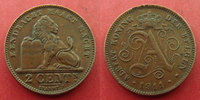 Belgique, Belgie, Belgien 2 centimes Belgique, Belgien, Albert Ie, 2 centimes 1911, KM.65 TTB+ -
