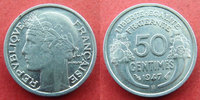 France 50 centimes 50 centimes Morlon aluminium 1947 B, G.426b Presque SUPERBE/SUPERBE+ -