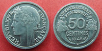 France 50 centimes 50 centimes Morlon aluminium 1945 C, G.426a SUPERBE+ -