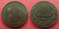 France 1 centime 1 centime Daniel Dupuis 1920, G.90 SUPERBE+ -