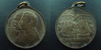 Allemagne, Deutschland, Germany Wilhelm II et Franz Josef, médaille 1914, Erinnerung and der weltkrieg (1914-1915), 30 mm, TTB -