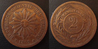 Uruguay 2 centesimos URUGUAY, 2 centesimos 1869, KM.12 TTB -