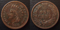 U.S.A cent USA, one cent indian 1874, KM.90a TB+/TTB -