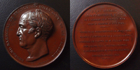 Algerie médaille ALGERIE, Algeria, Bugeaud Maréchal de France, Gouverneur général de l'Algerie, médaille cuivre 52,5 mm, 78,38 g, SUPERBE+ R!R -