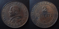 Vatican, papal states 2 soldi VATICAN, Pie IX, Pius IX, 2 soldi 1866 R, GIG.323 TTB à SUPERBE -