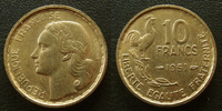 France 10 Francs 10 Francs Guiraud 1951, G.812 Presque SUPERBE -