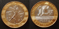 France 10 Francs 10 Francs Genie 1999, G.827 BU -