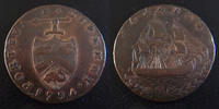 Token TOKEN TOKEN, halfpenny, Portsea-Payable, TB à TTB -
