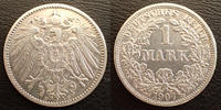 Allemagne, Deutschland, Empire, Kaisereich 1 Mark 1 Mark 1907 F, J.17 TTB+ -