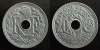 France 20 Centimes 20 Centimes zinc 1945, G.324 SUPERBE+ -
