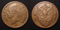 Jeton USA, Amérique, America Jeton Jeton Sioul Maharba tête d'indien, blason aigle et 3 étoile, 24 mm TTB -
