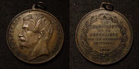 Napoleon III, 2e République NAPOLEON III, Louis Napoleon Bonaparte élection de 1848, médaille avec bélière, 25 mm, TTB+ -