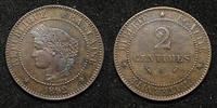 France 2 centimes 2 centimes Cérès 1892 A Paris, Gad.105 petites tâches sinon SUPERBE -