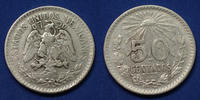 Mexique, Mexico, Mexican 50 centavos Mexique, Mexico, 50 centavos 1920, argent, KM.447 TTB - silver -