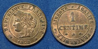 France 1 Centime 1 Centime Cérès 1878 A, Gad.88 (SUP+) SPL -