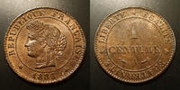 France 1 Centime 1 Centime Cérès 1885 A Paris, Gad.88 SPL/SUPERBE -
