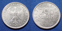 Allemagne, Deutschland, Weimar republik, republiqu 200 Mark 200 Mark 1923 G, République de Weimar, J.304 SUPERBE -