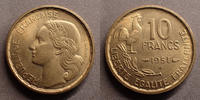 France 10 Francs 10 Francs Guiraud 1951 B, Gad.812 SUPERBE -