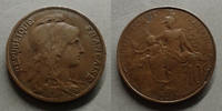France 10 Centimes 10 Centimes Daniel Dupuis 1905 Gad.277 Bon TTB Rare! -