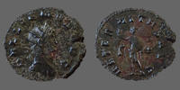 Roman Empire Antoninian GALLIENUS, GALLIEN, Antoninian Rome? En 265-267, AETERNITAS AUG, flan large de 23 mm !, 2,39 grms, RIC.160 TTB+ -