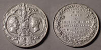 Louis Philippe, Victoria, visite medaille Grande Bretagne, Great Britain, médaille de visite, Louis Philippe, Victoria Oct.1844, medaille en métal blanc de 38 mm, TTB+ -