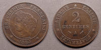 France 2 centimes 2 centimes Cérès (Oudiné) 1884 A Gad.105 TTB -