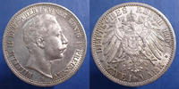 Allemagne, Deutschland, Preussen, Prusse 2 mark Preussen, prusse, Kaiserreich, Wilhelm II, 2 mark 1907 A, J.102 TTB+ -