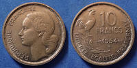 France 10 Francs 10 Francs Guiraud 1954 B, Gad.812 TTB+ -