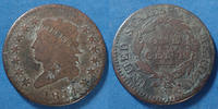 U.S.A cent U.S.A, Etats Unis, one cent 1814, B à TB R! -