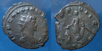 Roman Empire antoninien GALLIENUS, GALLIEN, antoninien Milan (Mailand) en 259, PM TR P VII COS, 20x23mm, 2,75 grmas, RIC 308 TTB -