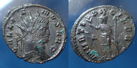 Roman Empire antoninien GALLIENUS, GALLIEN, antoninien Rome en 265-267, MARTI PACIFERO / A, 19x22mm, 3,00 grms, RIC 236 TTB à SUP -
