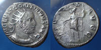 Roman Empire antoninien GALLIENUS, GALLIEN, antoninien Rome en 25254, VIRTUS AUG, beau style de buste, 19mm, 3,17 g, RIC 181 Var. TTB+/TTB -