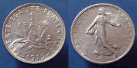 France 1 Franc 1 Franc Semeuse de Roty 1919, Gad.467 SUPERBE+ -