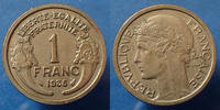 France 1 Franc 1 Franc Morlon en cupro-aluminium 1935, Gad.470 TTB -