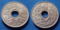 France 5 centimes 5 centimes Lindauer 1936, Gad.170 SUP à FDC -