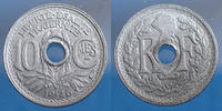 France 10 centimes 10 centimes zinc 1946 B, Gad.292 petites tâches avers sinon SUP -