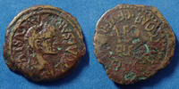 Espagne, Spain, Celsa TIBERIUS, TIBERE, Celsa, Espagne, spain Vetilius Buccone et C. Fufius, 22mm, 5,68 grms, RPC I 280 TB+/TB AE Semis  s+